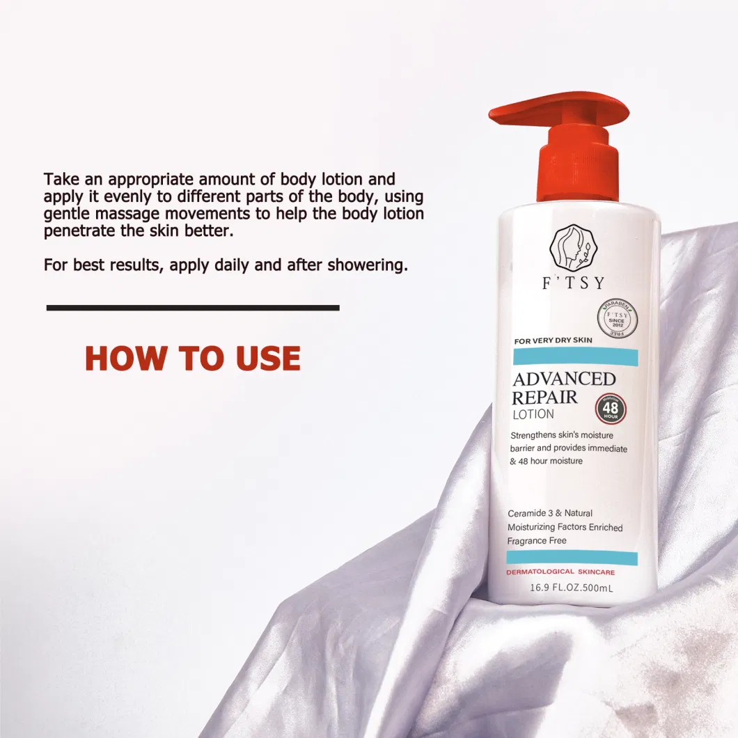 OEM ODM Vitamin a Repair Body Lotion Moisturizer Whitening for Dry and Rough Skin
