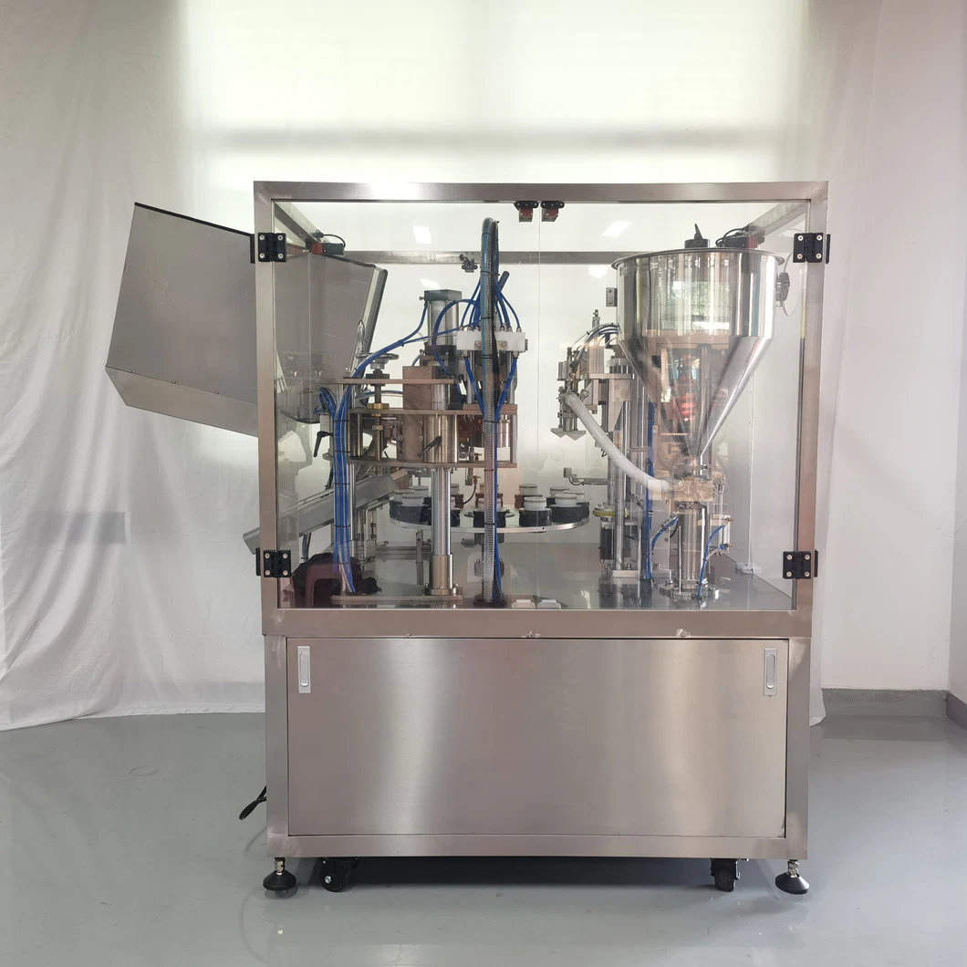 Automatic Detergent Lotion Tube Filling Sealing Machine Paste Tube Filling Machine for Pharmacy Industry