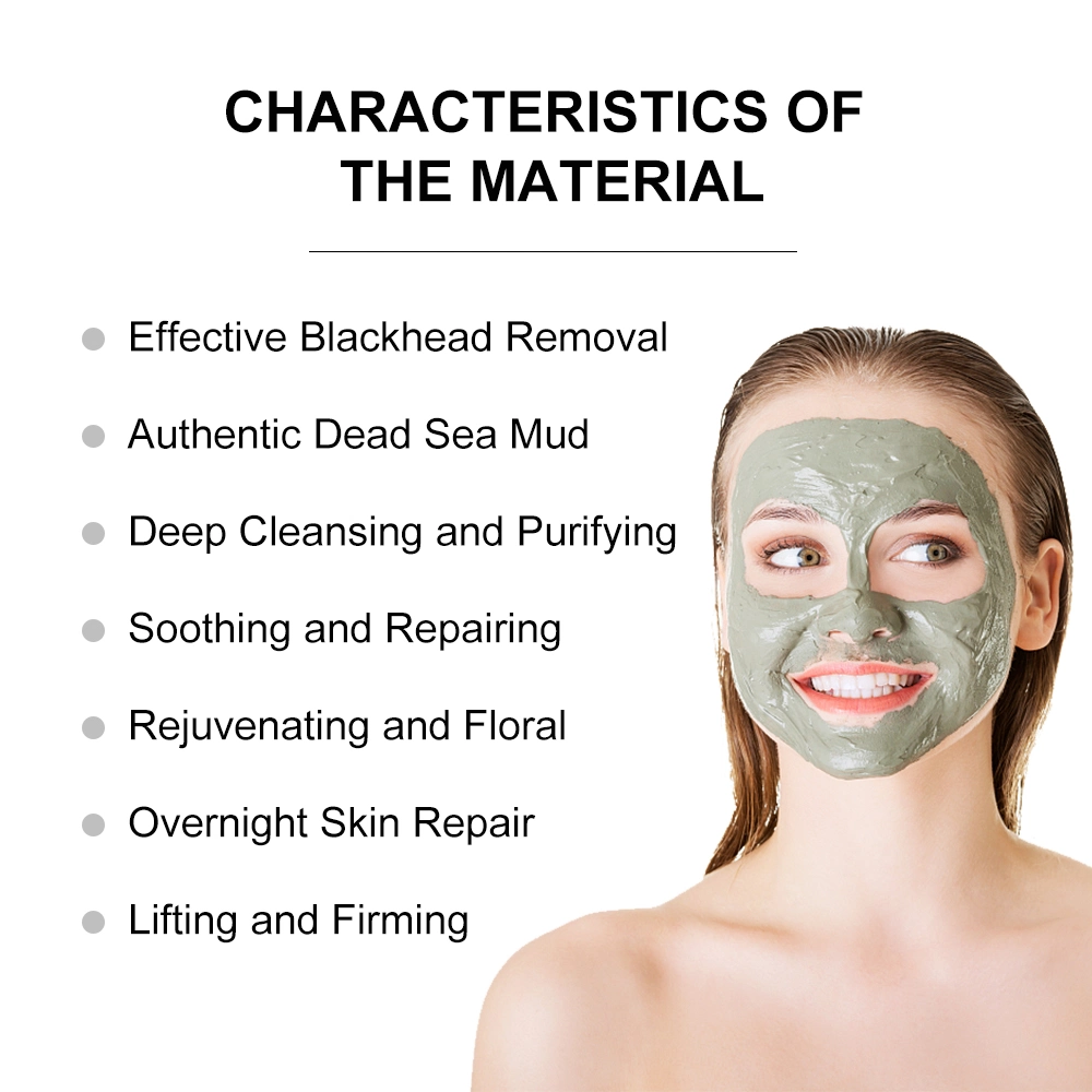 Natural Organic Facial Cleansing Clay Mask Face Brighten Whitening Turmeric Mud Masks