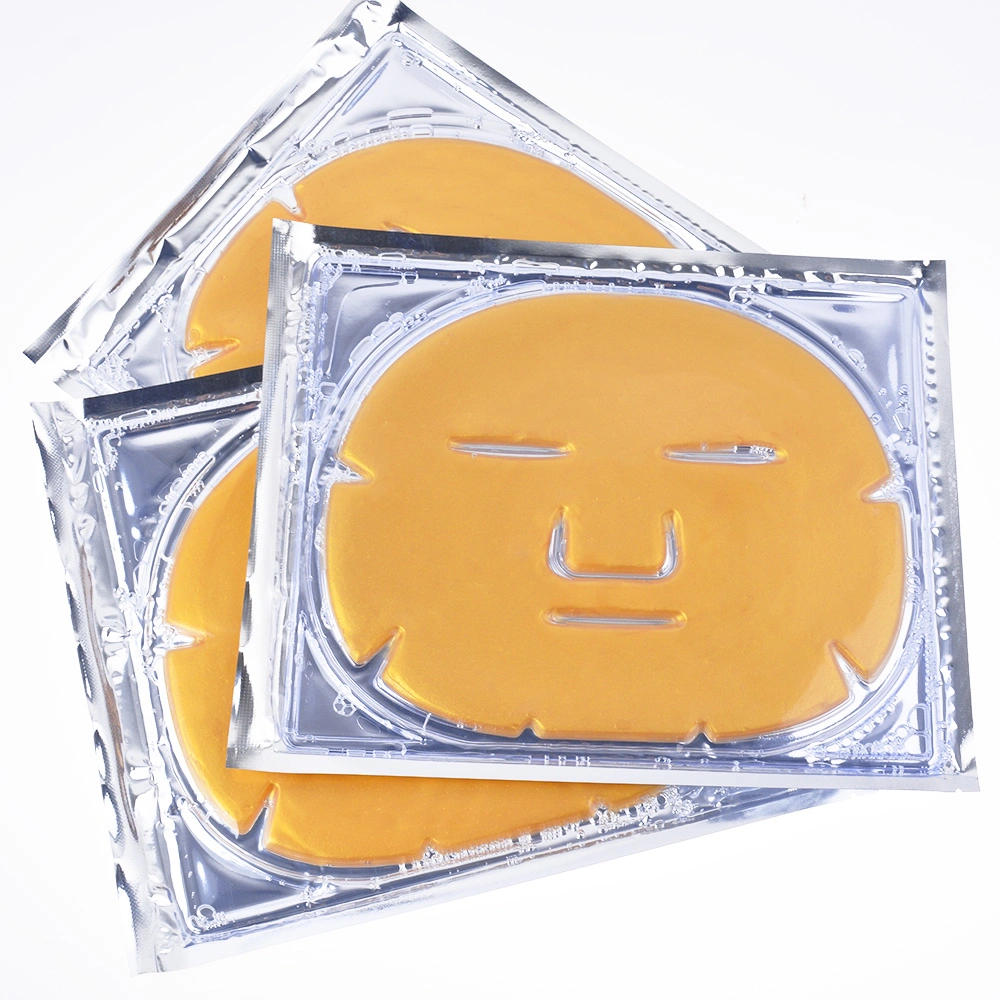 Top Skin Care 24K Gold Crystal Whitening Hyaluronic Acid Sheet Mask