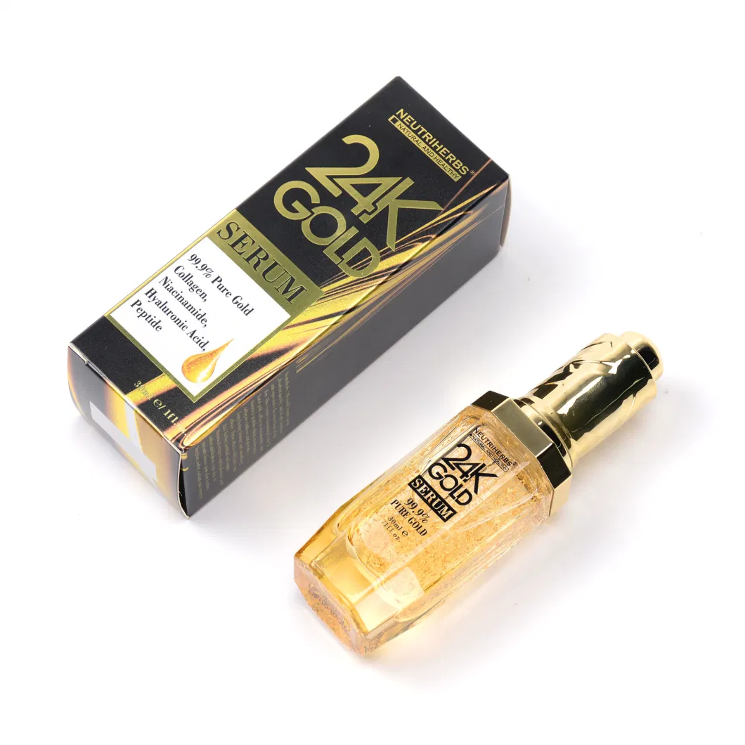 Hot Sale Skin Care Product Rich Hydrating for Dry Skin Anti Wrinkle Collagen Gold Facial Serum