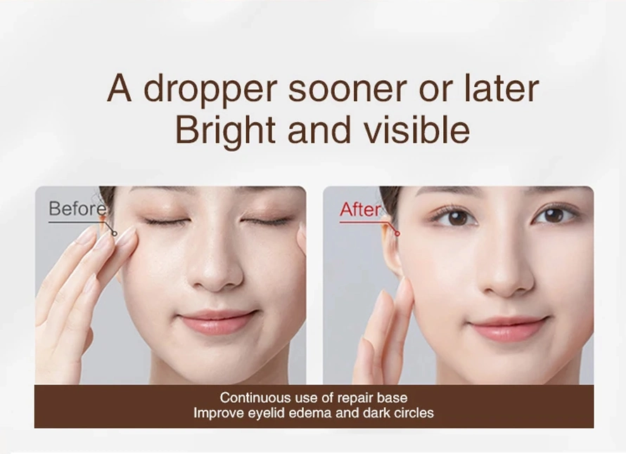 OEM Factory Pure Natural Coffee Anti-Dark Circles and Anti-Aging Eye Serum