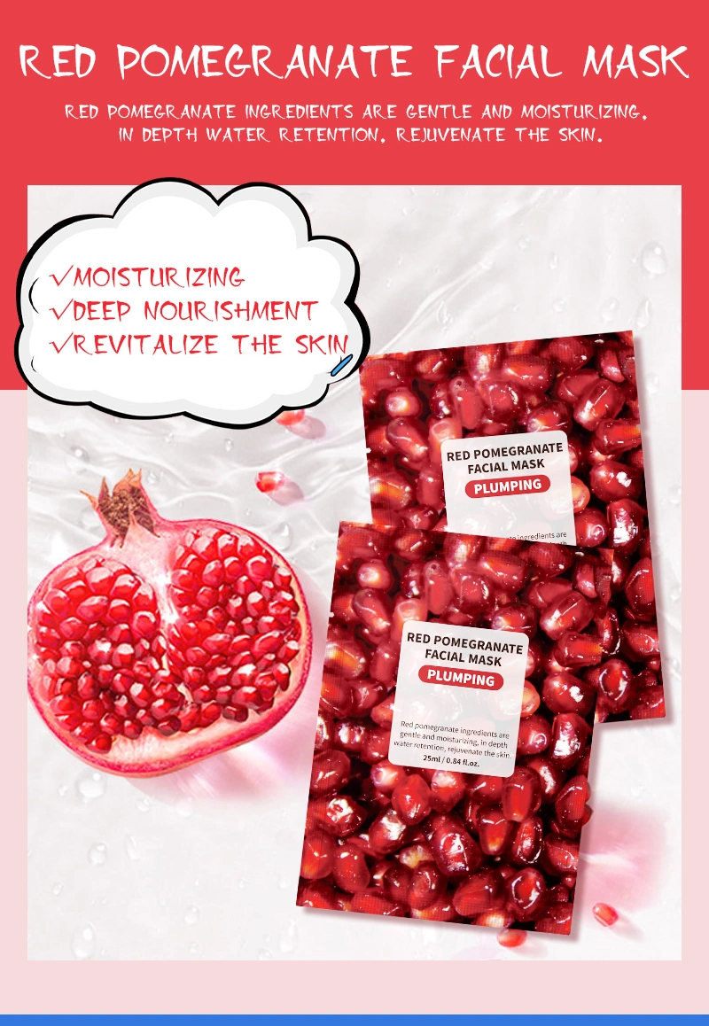 on Sale Organic Blood Orange Sheet Skin Care Beauty Facial Orange Face Mask