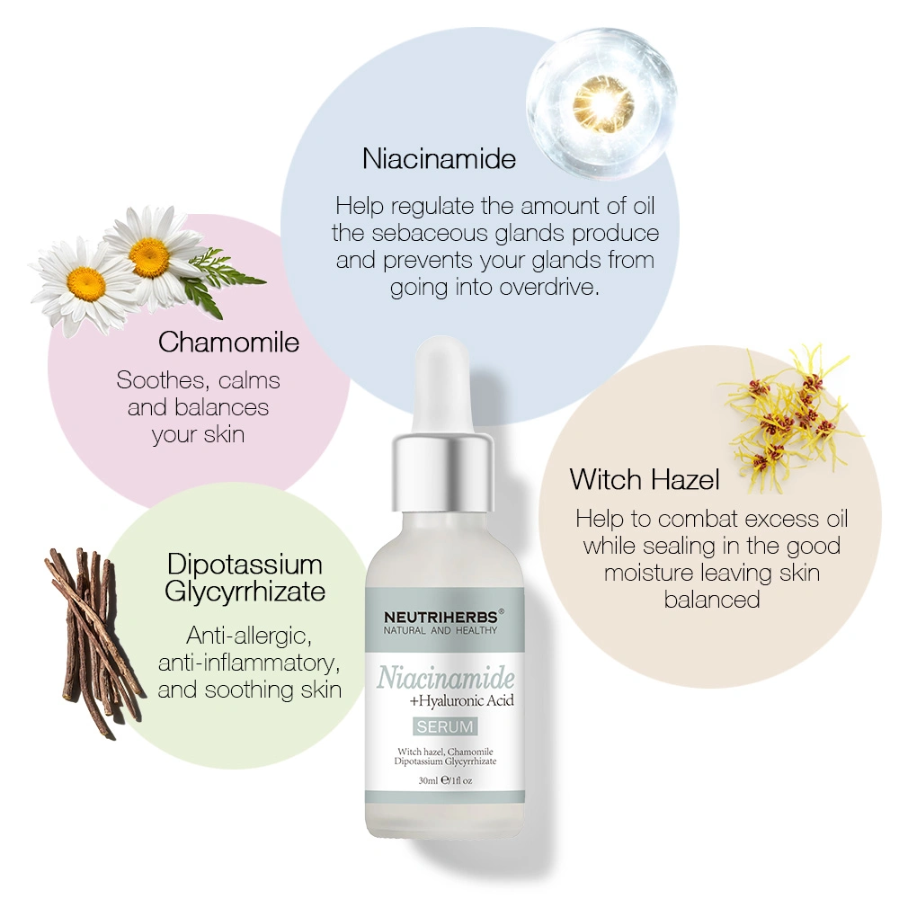 Neutriherbs Cosmetic Best Skin Care Custom Serum Hyaluronic Acid Best Orignal Niacinamide Serum