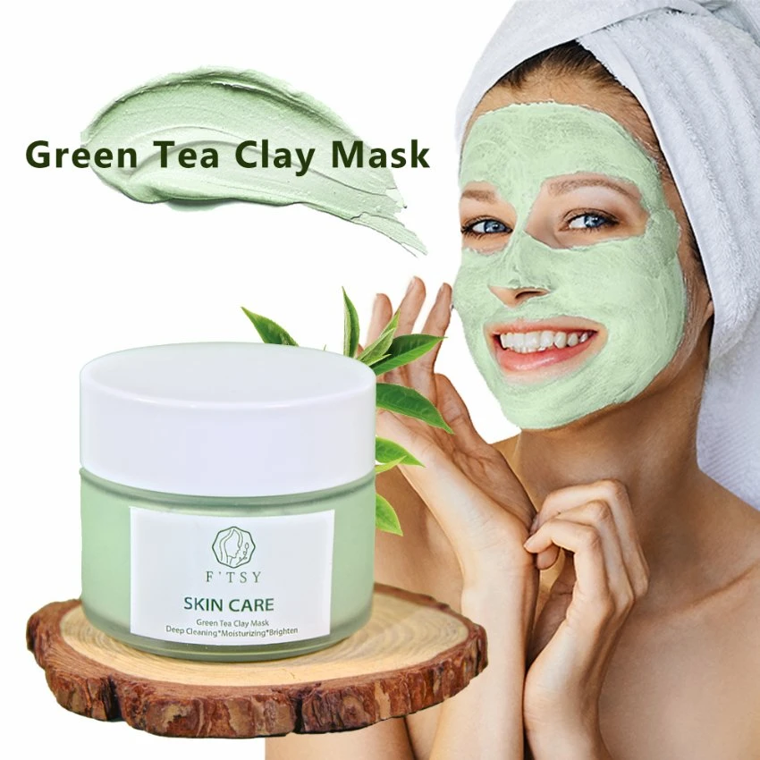 Organic Clay Mud Mask Pore Minimizer Detoxifying Brightening Tightening