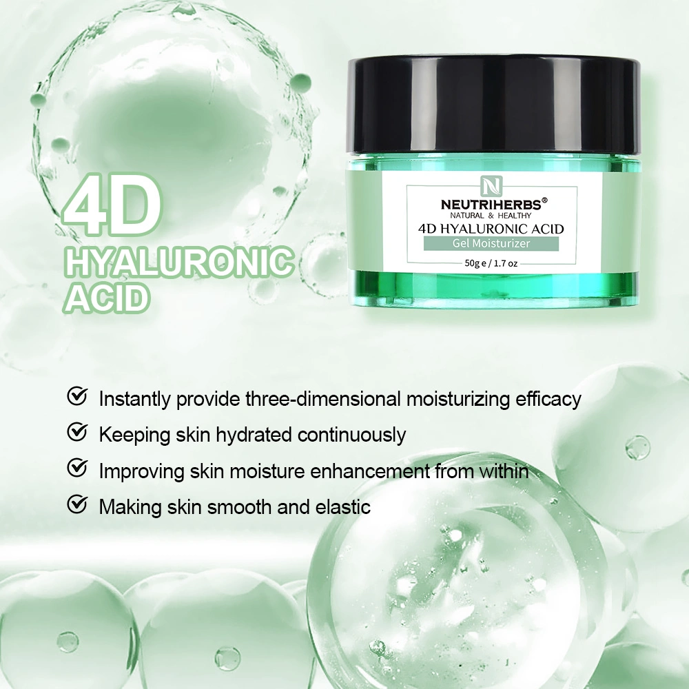 Wholesale Cosmetics Hydrating and Moisturizing Fast Absorbing Gel Hyaluronic Acid Moisturizer with Niacinamide