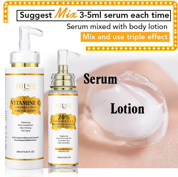 Wholesale Hot Sale OEM Whitening Booster Serum Organic Moisturizing Vitamin C Face Serum for Dry Skin