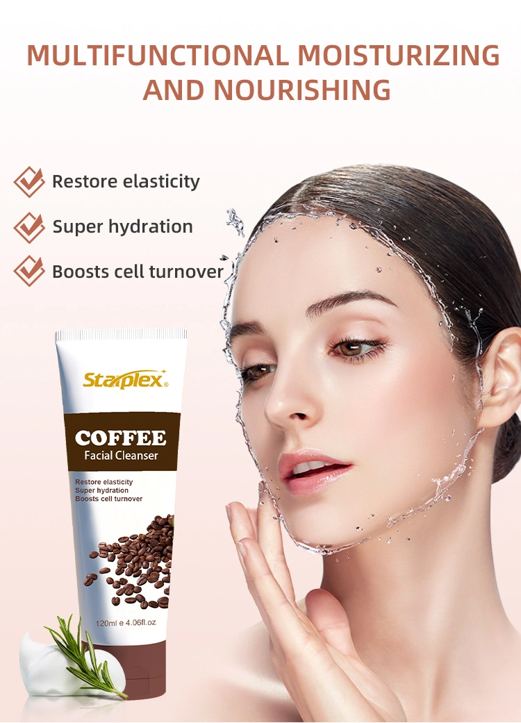 Starplex Organic Foam Cleanser Private Label Skin Whitening Facial Cleanser Deep Cleansing Coffee Face Wash