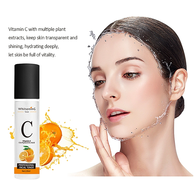 OEM ODM Pore Minimizer Vitamin C Face Skin Toner Hydrating Anti-Aging Whitening Repairing Skin Care Face Toner
