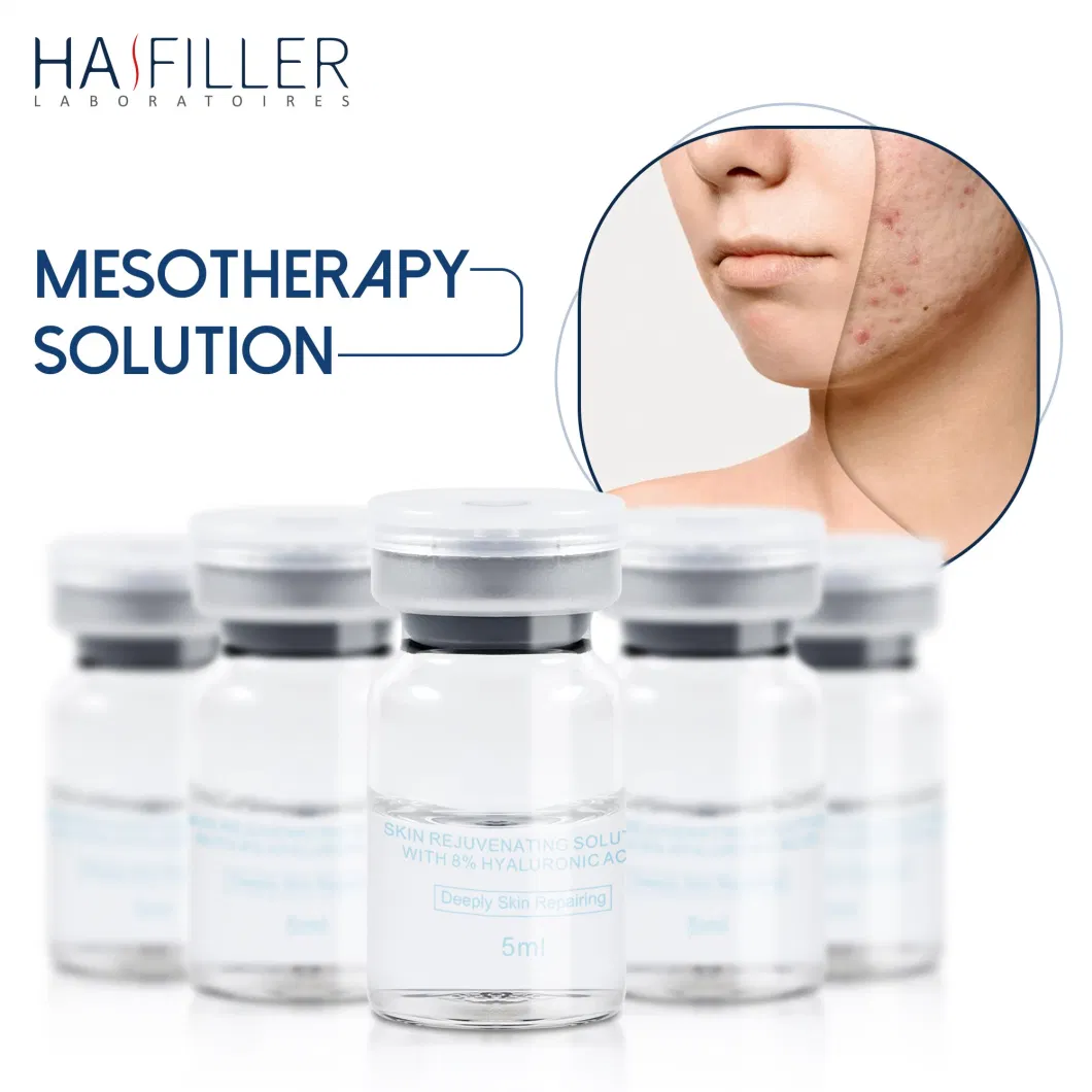 Wholesale Face Moisturizing Hydrate Shrink Pores Sun Damaged Pure Hyaluronic Acid Mesotherapy Serum Glutathione Injection Skin Care