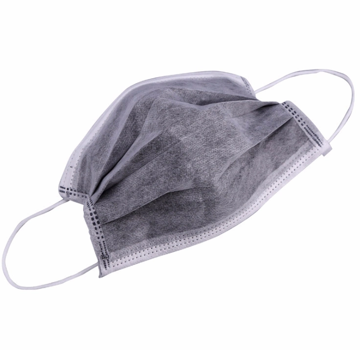Disposable Non Woven 4ply Disposable Activated Carbon Bamboo Charcoal Anti Formaldehyde Medical Face Mask