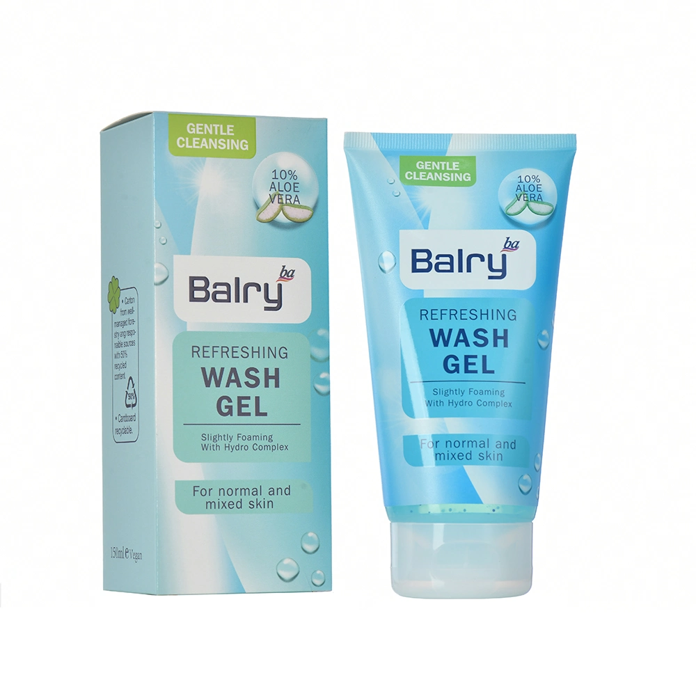 Balry Skincare Deep Cleansing Acne Treatment Moisturizing Face Wash Refreshing Aloe Vera Facial Cleanser