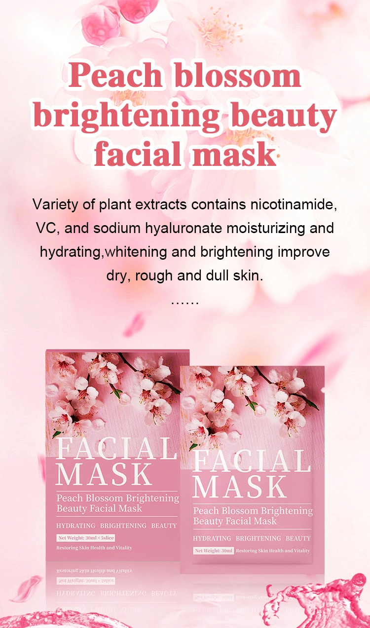 Beauty Skin Care Sheet Natural Plant Moisturizing Lighting Facial Mask
