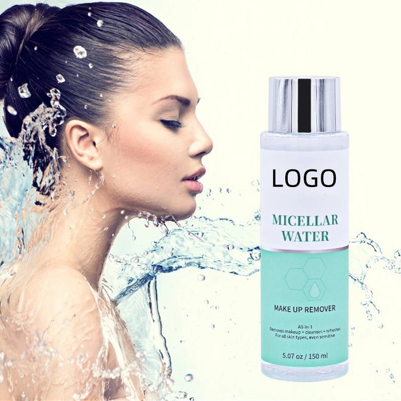 Private Label Bottle Natural Organic Micellar Cleansing Water Makeup Remover