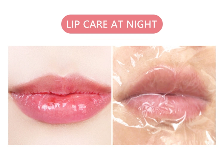 Wholesale Sleeping Lips Care Hydrating Moisturizing Exfoliating Pink Plumping Collagen Lip Mask