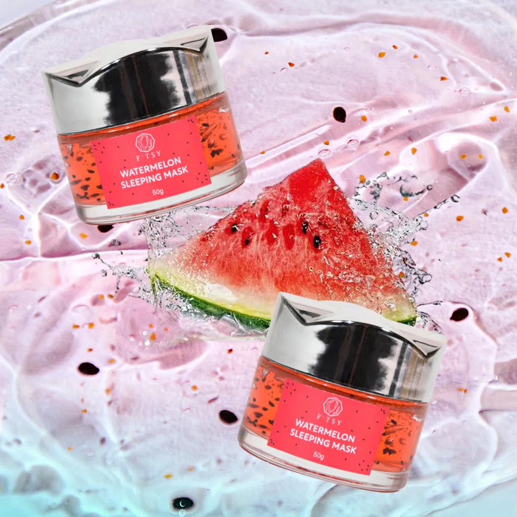 Natural Skin Whitening Watermelon Sleeping Hydration Face Cream Mask