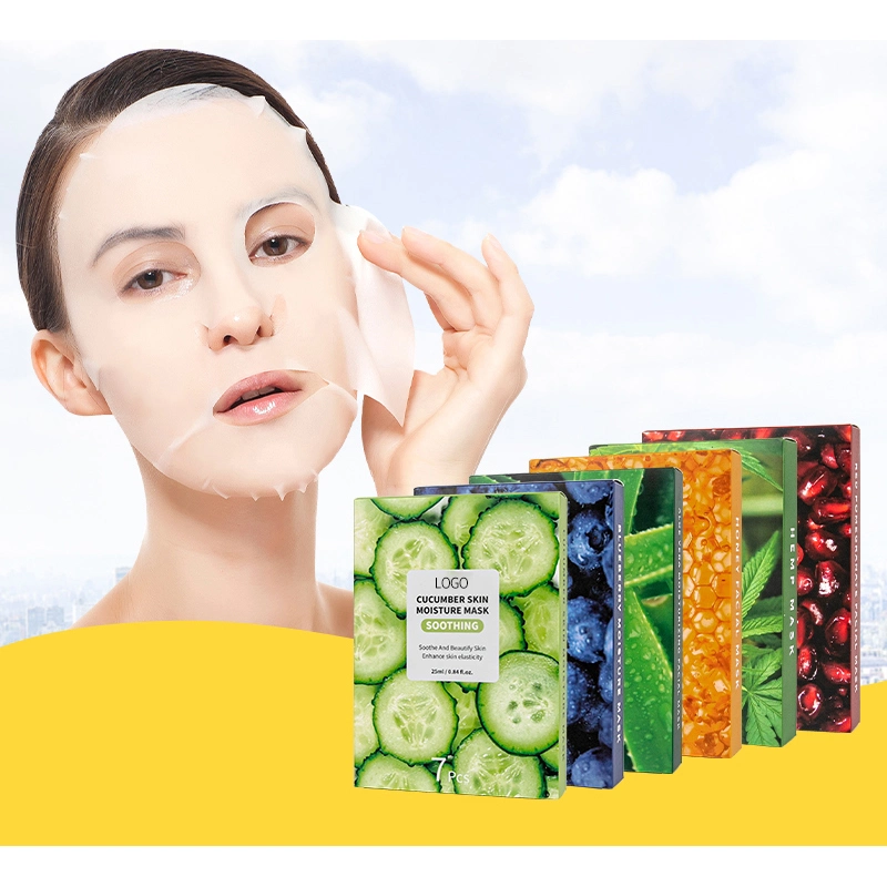 on Sale Organic Blood Orange Sheet Skin Care Beauty Facial Orange Face Mask