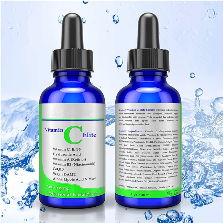 Collagen Vitamin C Anti-Aging Moisturize Skin Serum for Face with Hyaluronic Acid