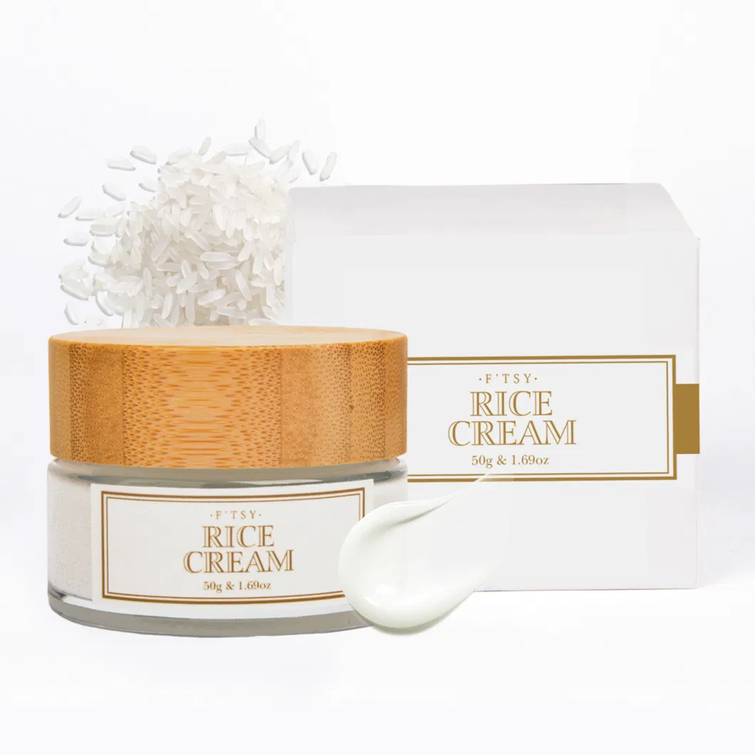 Pure Natural Anti Wrinkles Anti Aging Rice Extract Face Cream Hydrating Moisturizer OEM
