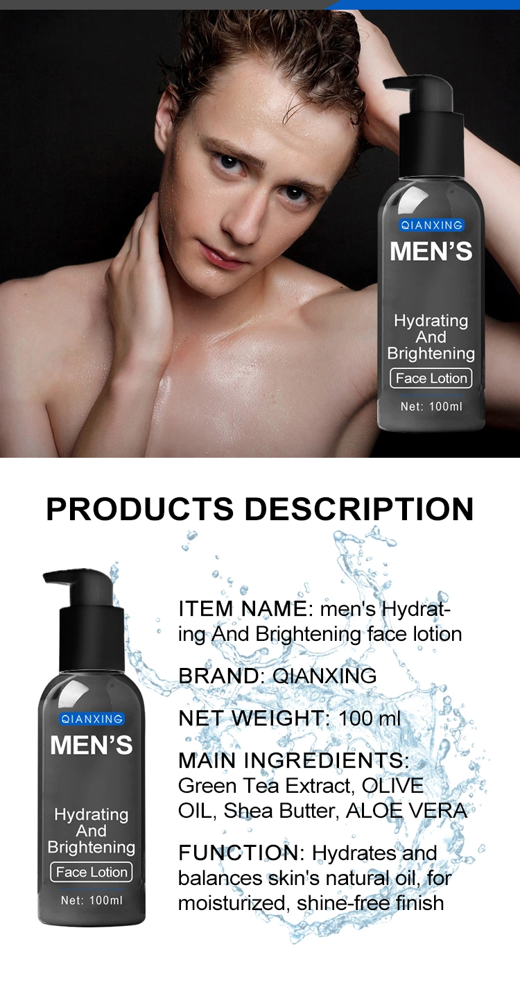 OEM/ODM Facial Moisturizing Skin Toner for Men