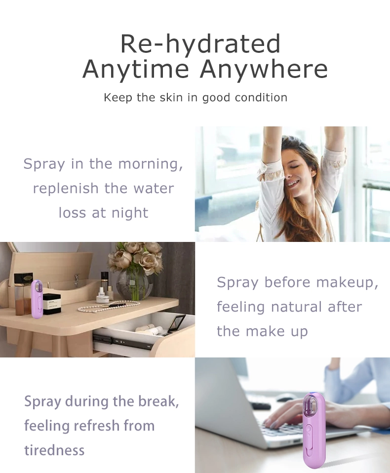 New Designed Nano Water for Facial Cleansing Face Steamer Facial spray