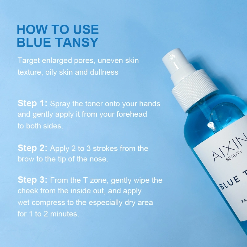 Beauty Cosmetics Skin Care Moisturizing Balancing Skin Shrink Pores Blue Tansy Toner