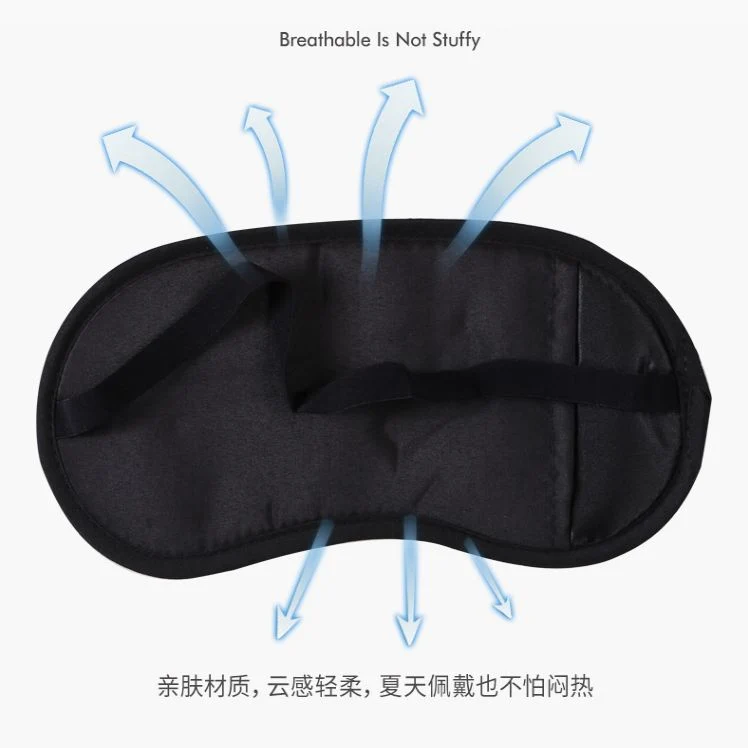 100% Silk Satin Digital Printing Youth Students Sleeping Eye Mask