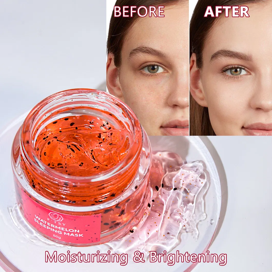 Natural Skin Whitening Watermelon Sleeping Hydration Face Cream Mask