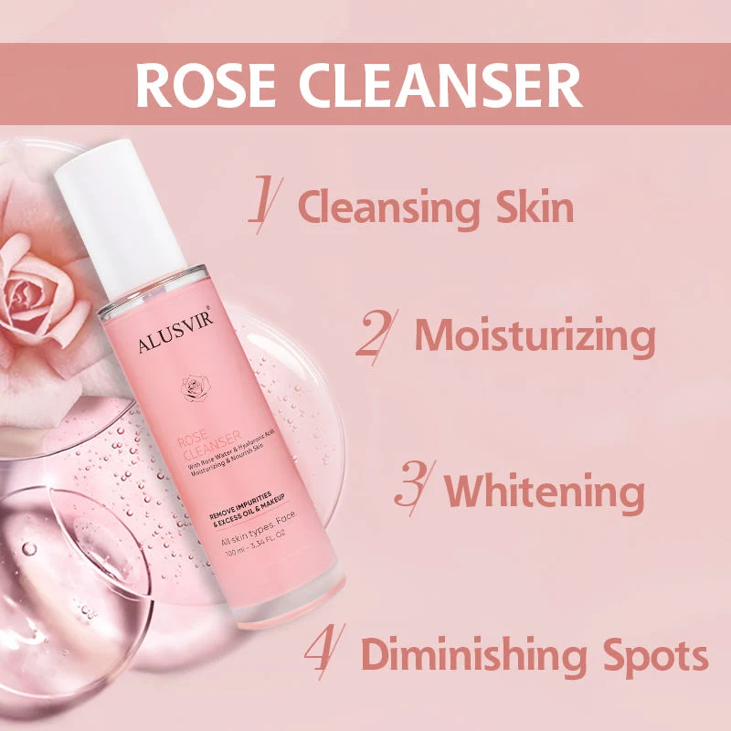 Best Gentle Foam Face Wash Rose Hip Seed Foaming Facial Cleanser