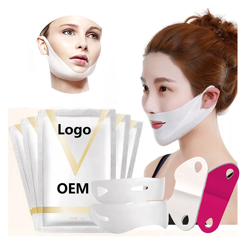 Wholesale OEM Intense Lifting Layer Mask Chin up Patch Hydrogel Gel V Line Lifting Slimming Face Mask