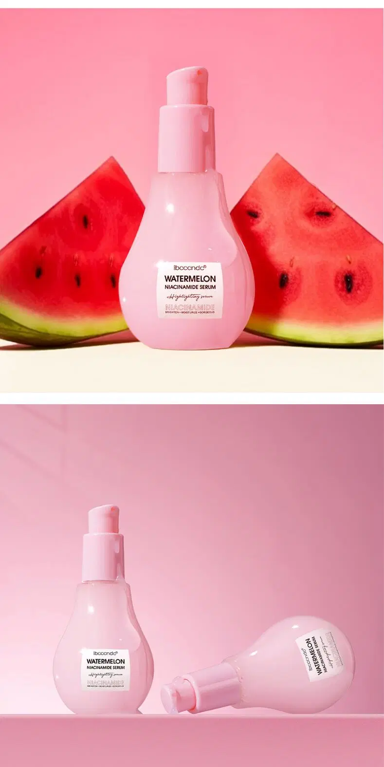 Online Wholesale Ready to Ship Customization Brighten Moisturize Gorgeous Facial Serum for Watermelon Niacinamide Serum Hydrating Facial Essence
