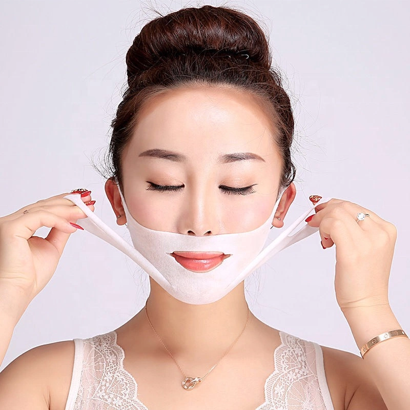 Wholesale OEM Intense Lifting Layer Mask Chin up Patch Hydrogel Gel V Line Lifting Slimming Face Mask