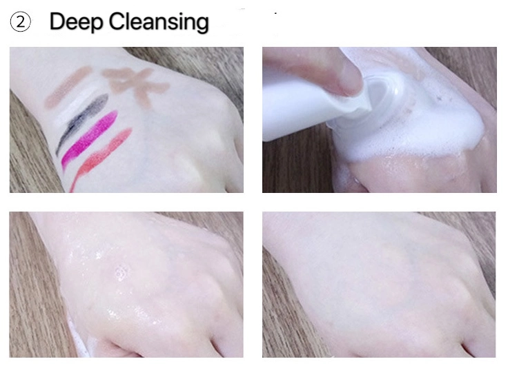 Private Label Deep Cleaning Vitamin C Amino Acid Facial Cleanser Face Wash Mousse Foam Cleanser