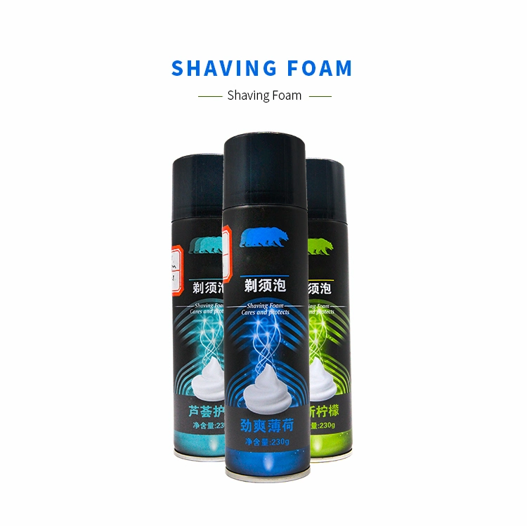 Whole Sale Private Label Manufacturer Men Facial Beard Care Organic Natural Shave Foam