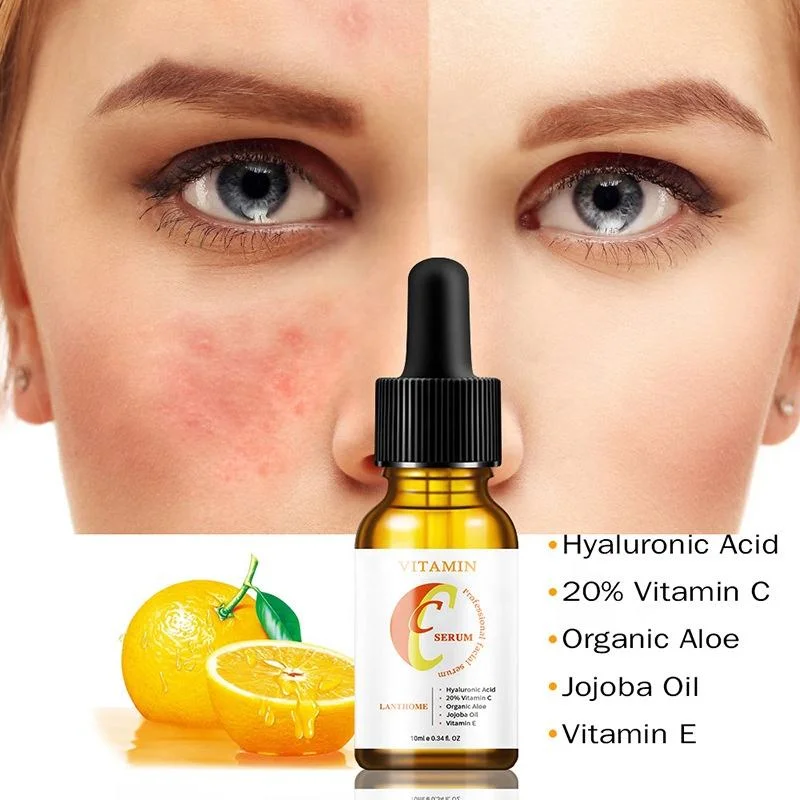 Organic Acne Collagen Anti Aging Cell Serum Face Serum Moisturizing Skin Brightening Topical Facial Serum with Hyaluronic Acid Vitamin C Serum for Skin Care