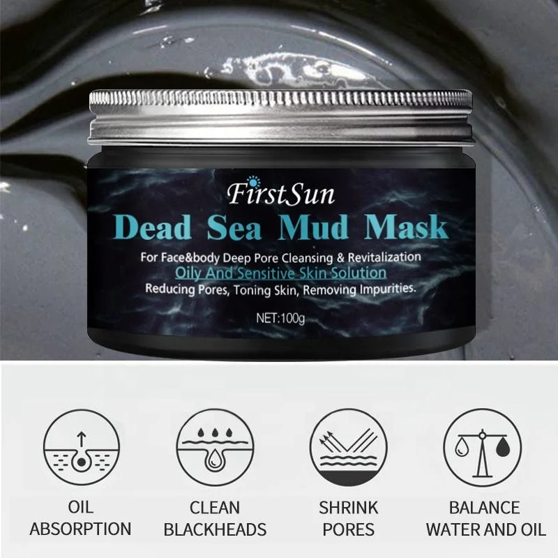 Minerals Mask Oil Sensitive Skin Peeling Dead Sea Mud Mask