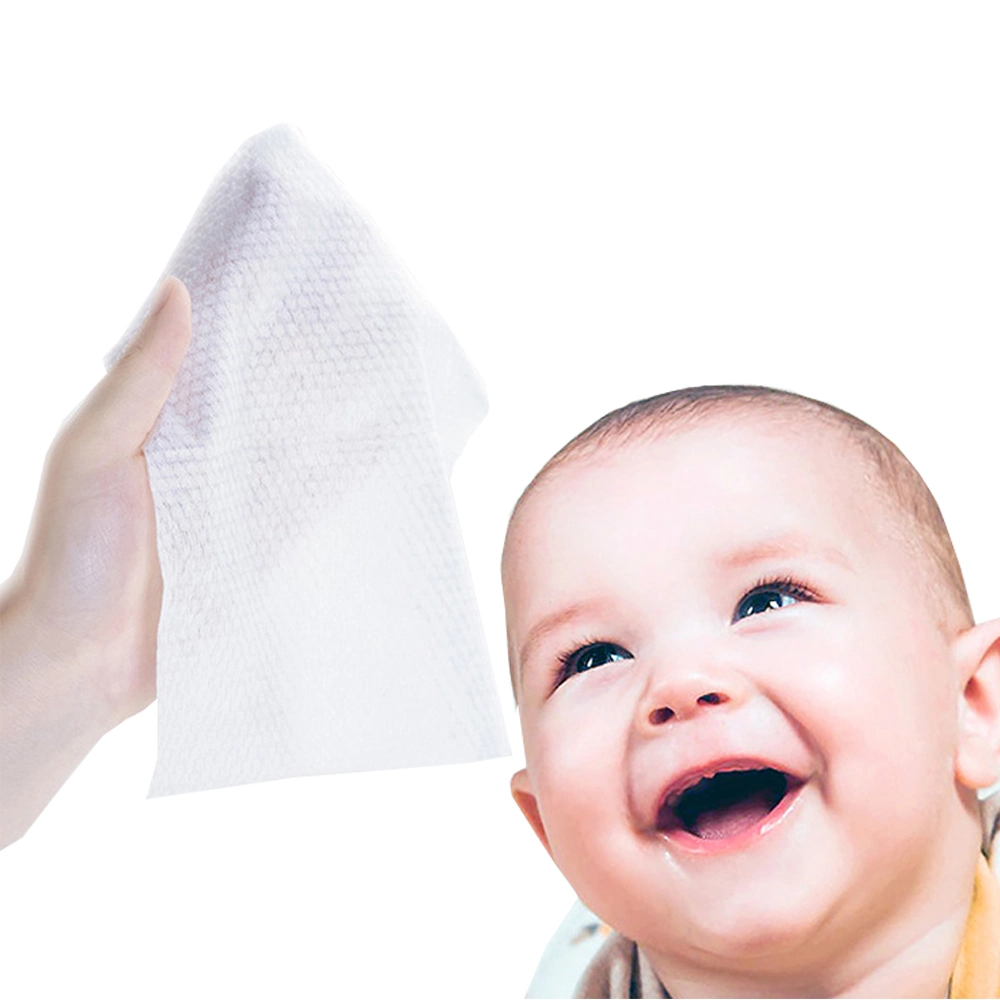 Spunlaced Non-Woven Fabric Antibacterial Wipes for Face Cleaning