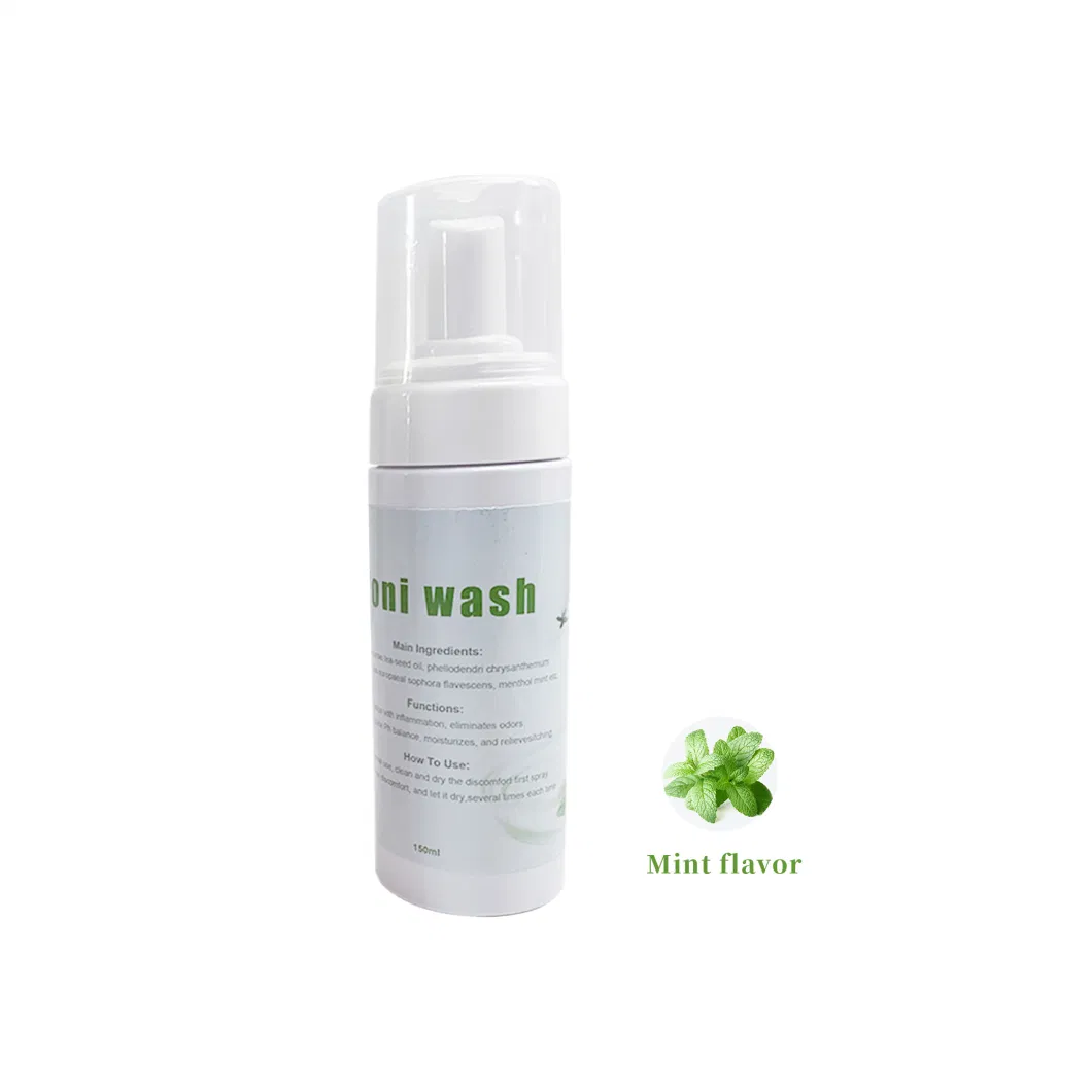 New Flavors Herbal Feminine Hygiene Yoni Wash Foam pH Balance 150ml