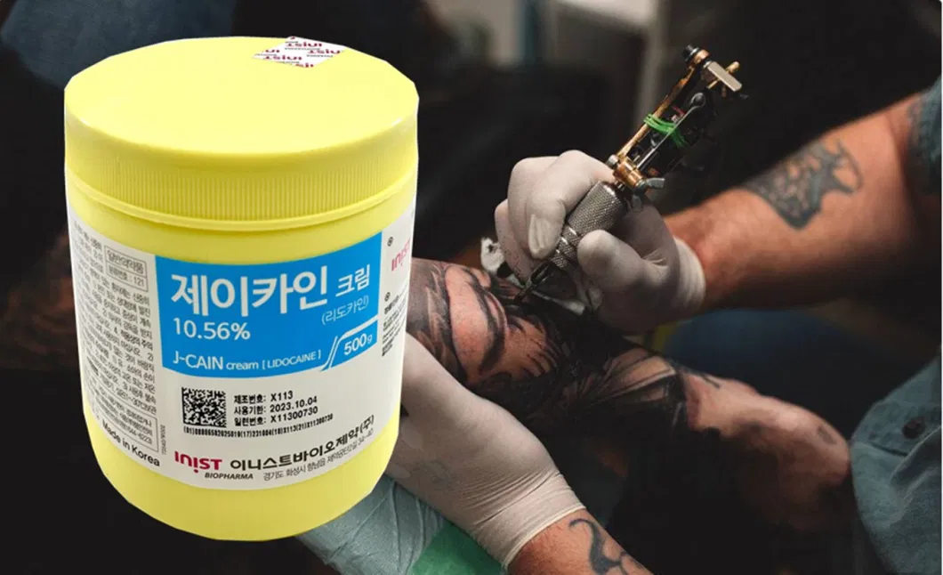 The Simplest and Quickest Local Anesthesia Tattoo Numb Cream 10.56% 15.6% 19.8% 25.8% Black Numbing Cream 500g for Microneedling Treatment