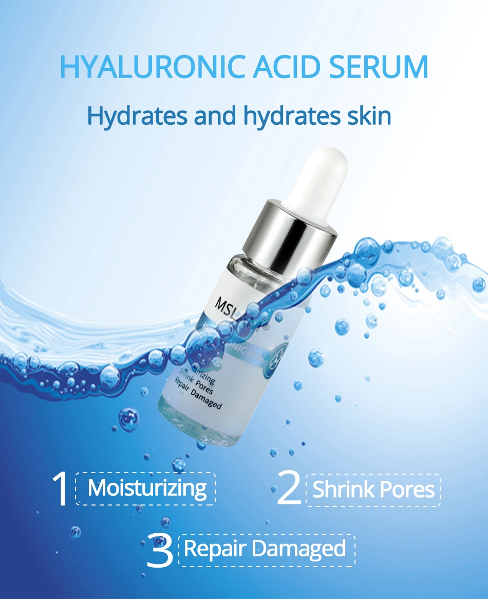 Mslam Hydrating Brightening Whitening and Moisturizing Skin Care Facial Care Hyaluronic Acid Essence Serum