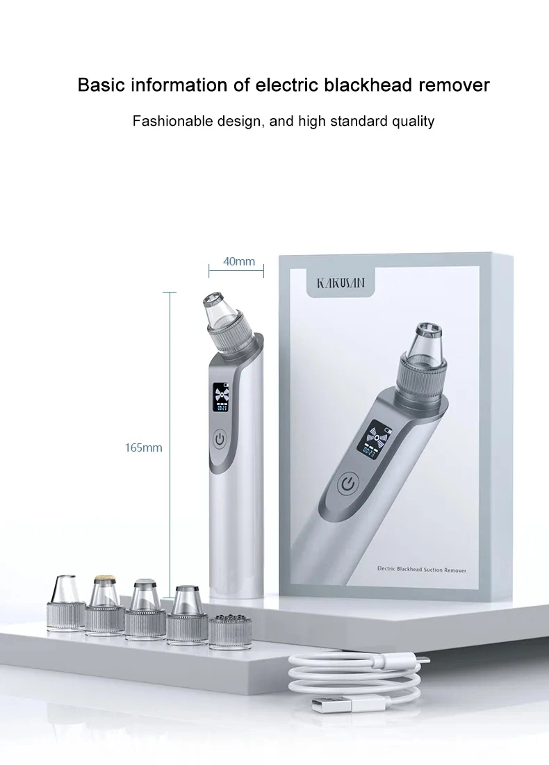 Wholesale Price Vacuum Acne Device Deep Pore Cleaning Facial Nose Grease Cleansing Blackhead Remover Device