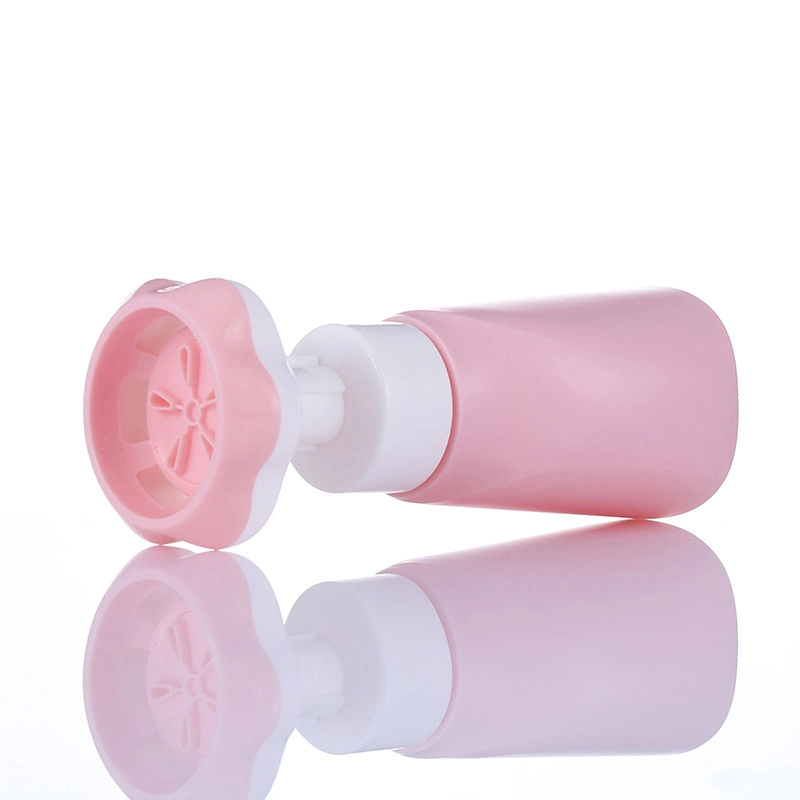 Foaming Soap Pump Hand Sanitizer Bottle Facial Cleansing Bubble Foam Containers with Flower Shape Foam Pump