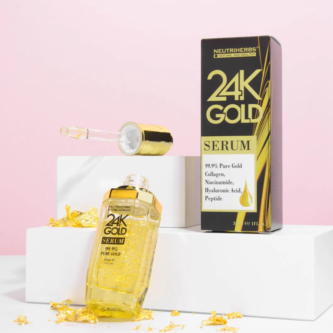 Hot Selling Natural Anti Aging Whitening Korean Organic 24K Gold Serum