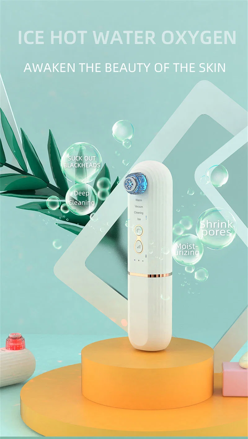 Ultrasonic Cleansing Device Blackhead Pore Cleansing Facial Exfoliating Oil-Control Beauty Hydradermabrasion Machine