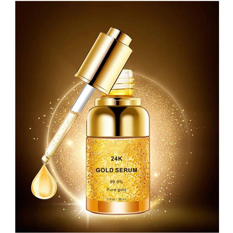 OEM/ODM 24K Gold Essence Brightening Hydrating Moisturizing Face Serum