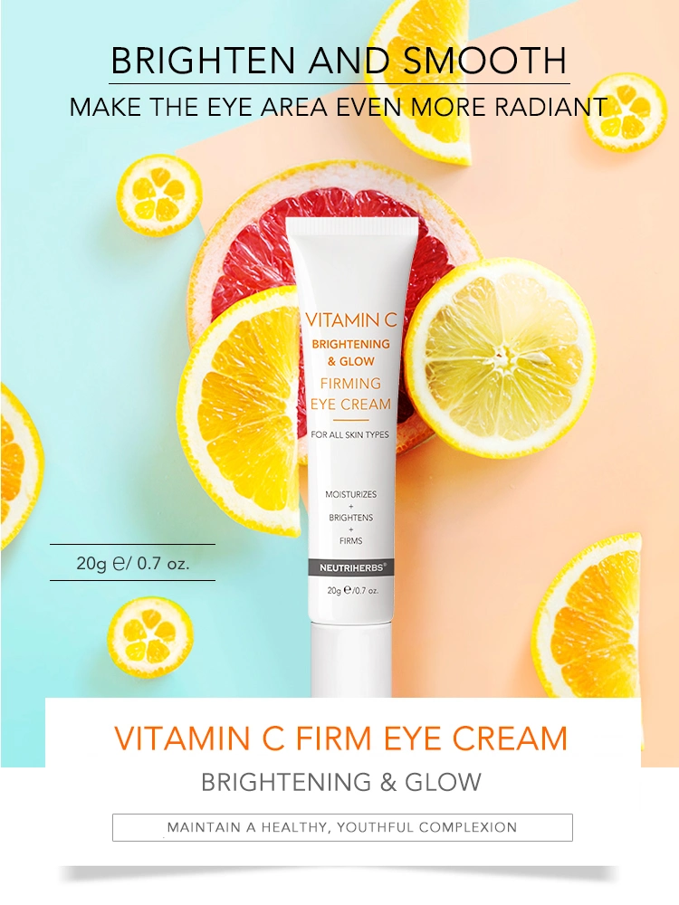 Lightweight Formula Wholesale Over Night Vegan Organic Brightening Eye Cream