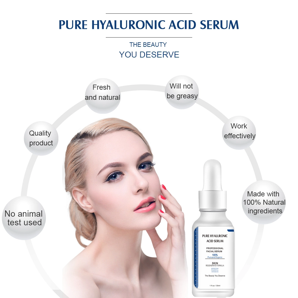 30ml Facial Serum Skin Care Anti Aging Hyaluronic Acid Collagen Intense Face Serum Private Label