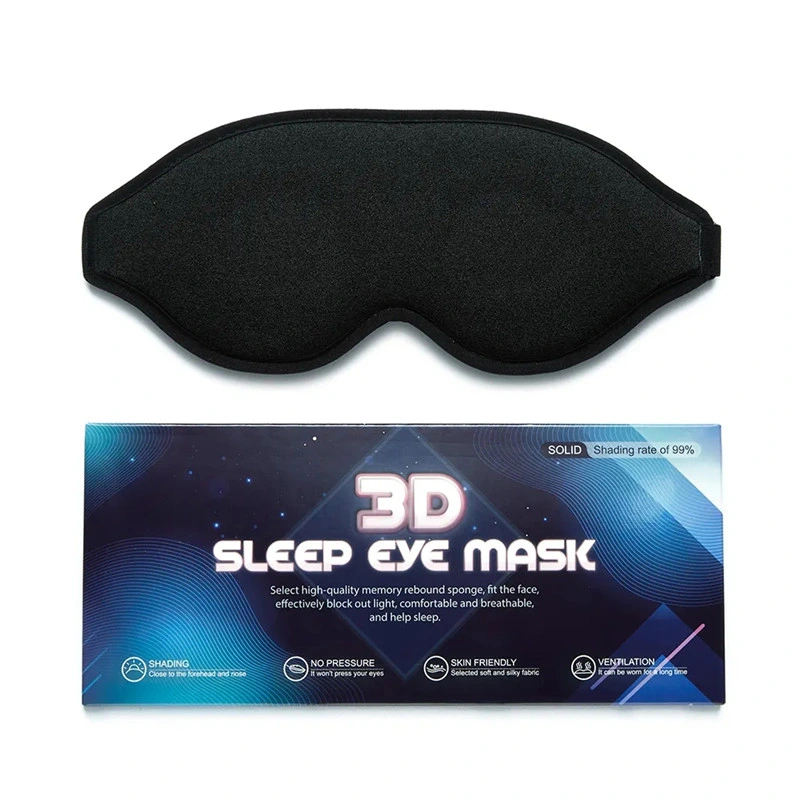 3D Contoured Cup Sleeping Eye Mask Blindfold Night Sleep Mask