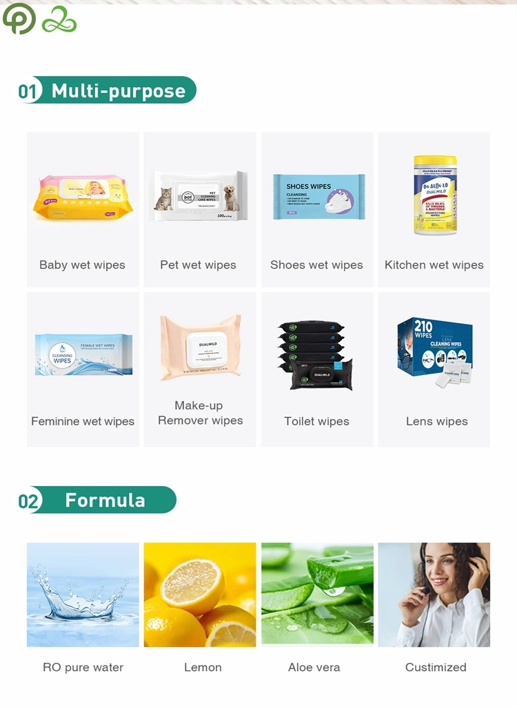 Factory Supply Hotel Square Wet Wipes for Face with OEM ODM