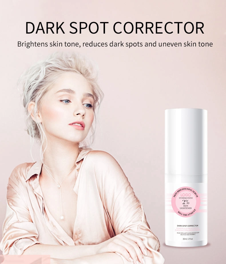 Customized Skin Lightening 2% Hydroquinone Remover Spots Corrector Dark Spot Serum